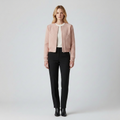 Women's Ribbed-Knit Cropped Jacket