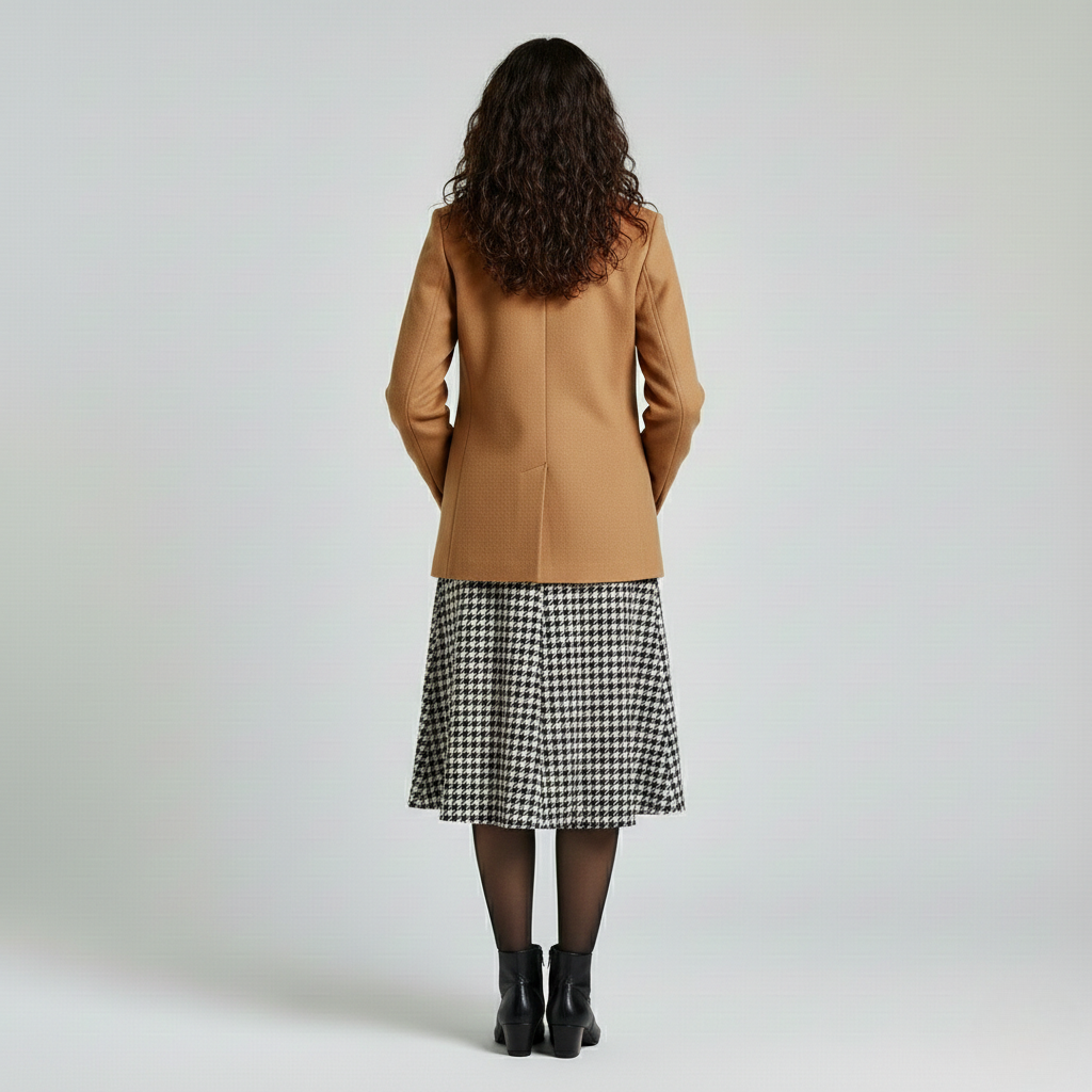 Women's Double-Breasted Longline Coat