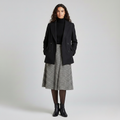 Women's Double-Breasted Longline Coat